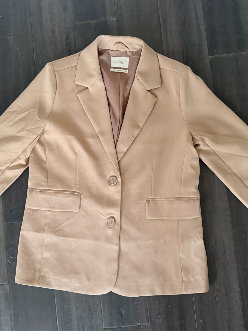 Urban Outfitters Beige Tailored Blazer Jacket